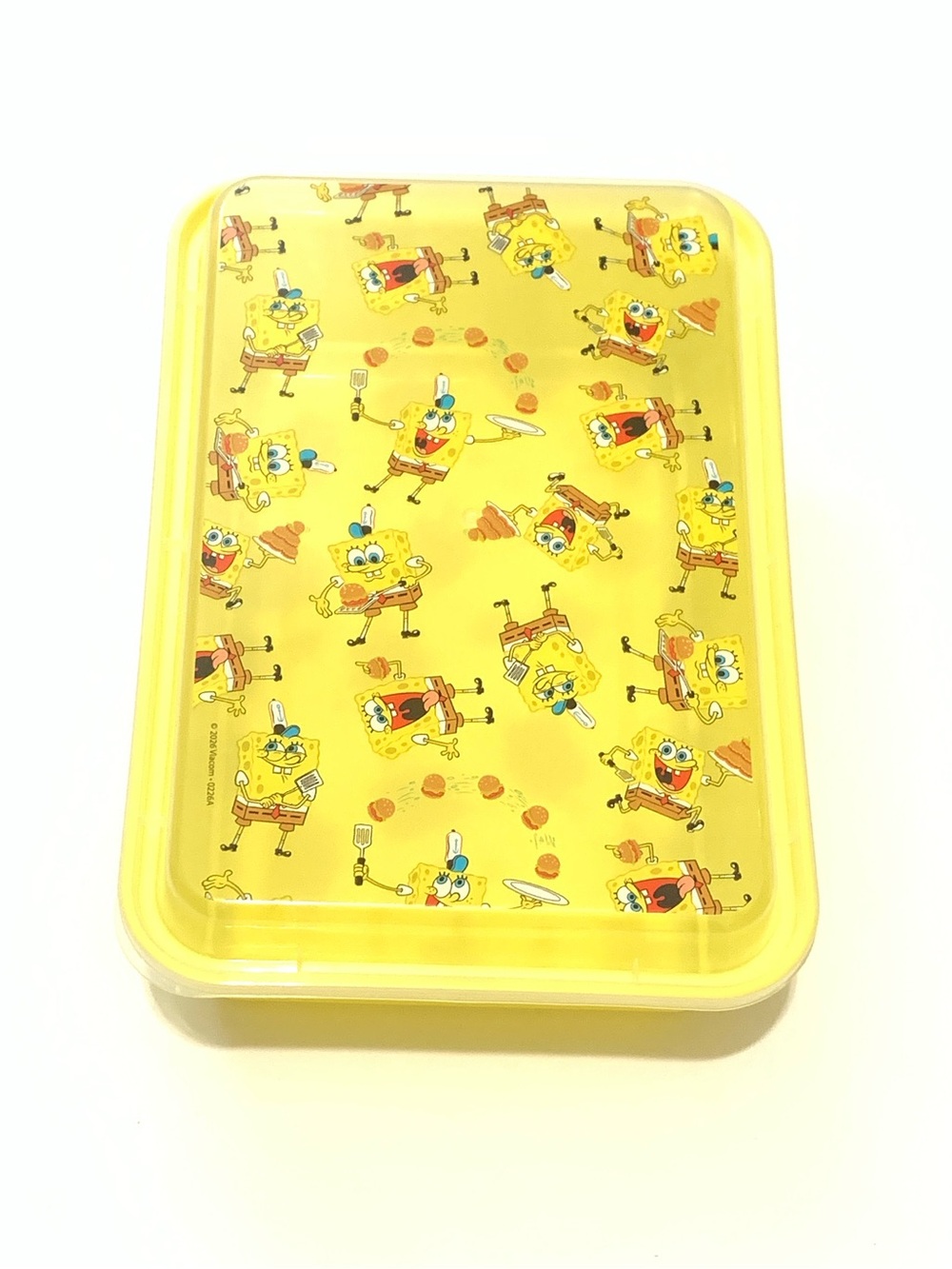 SpongeBob Squarepants Yellow Plastic Storage Tray